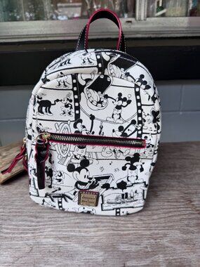 Dooney Bourke Backpack Women Mini Disney Mickey Mouse Steamboat Willie Bag